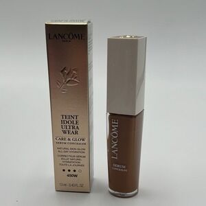 Lancome Teint Idole Ultra Wear Care & Glow Serum Concealer .43oz/13mL Shade 450W